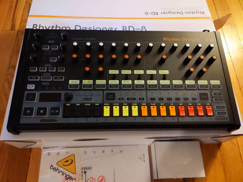 Behringer RD-8 Mk2 Rhythm Designer Analog Drum Machine Mint image 1