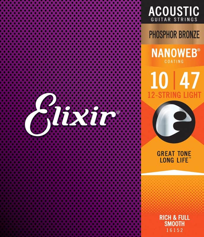 Elixir Phosphor Bronze Nanoweb 10-47 image 1