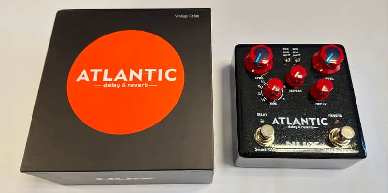 NuX NDR-5 Verdugo Series Atlantic Delay/Reverb 2018 - Black/Red image 1