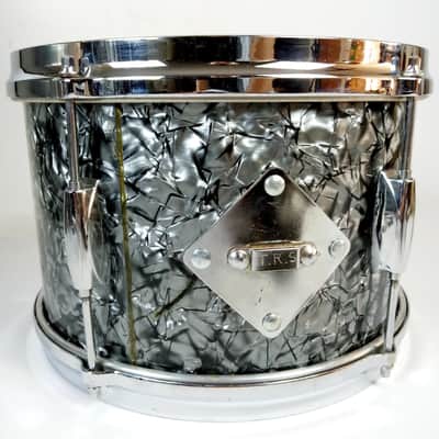 Gretsch 20,12,14"Playboy"Round Badge Drum Set/Kit Black Diamond Pearl Vintage60s image 15