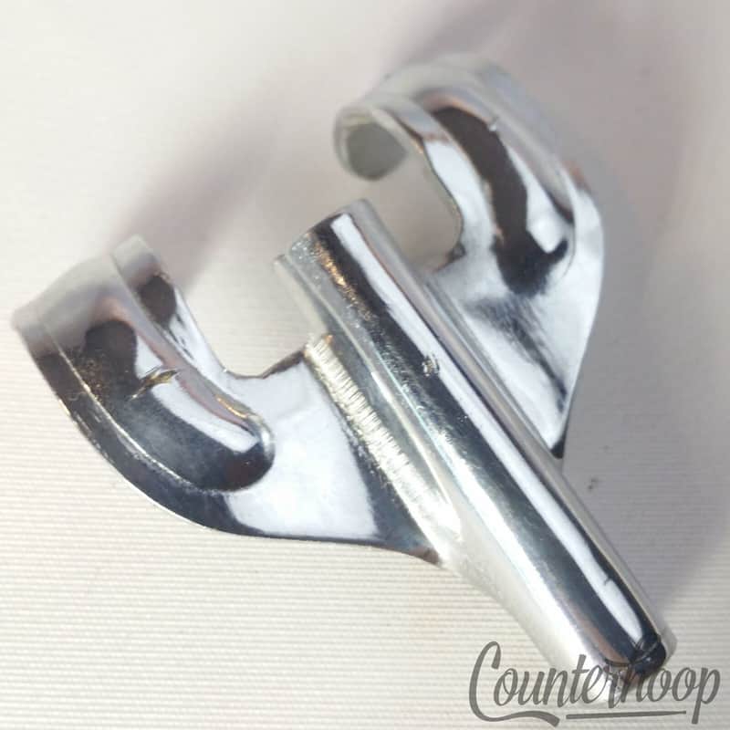*Gretsch Bass Drum T-Rod Claw Round Badge Chrome RB Broadkaster USA Vintage 50s* image 1