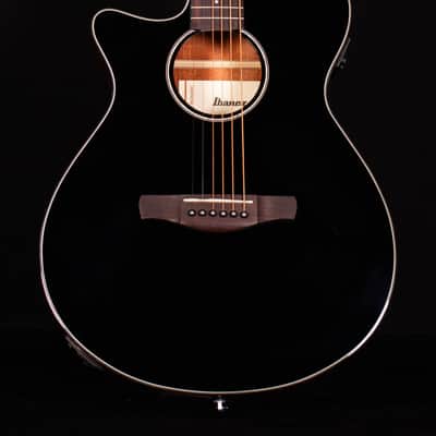 Ibanez AEG50L, Left-Handed, Black High Gloss image 1