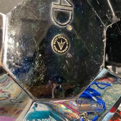 Hart Dynamics - Def Leppard Adrenalize Tour, 10" AcuPad Trigger Pad - (RA #2107) AUTOGRAPHED HEAD!! 1990s - Gold image 10