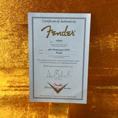 Used 2010 Fender Custom Shop 1960 Strat NOS Shell Pink GH w/Case TSU24135 image 14