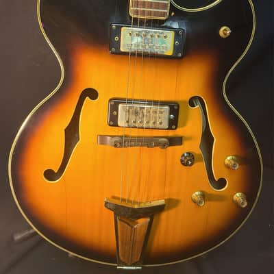 Raven Archtop Electric 1960's or early 70's - Tobacco brown sunburst image 2