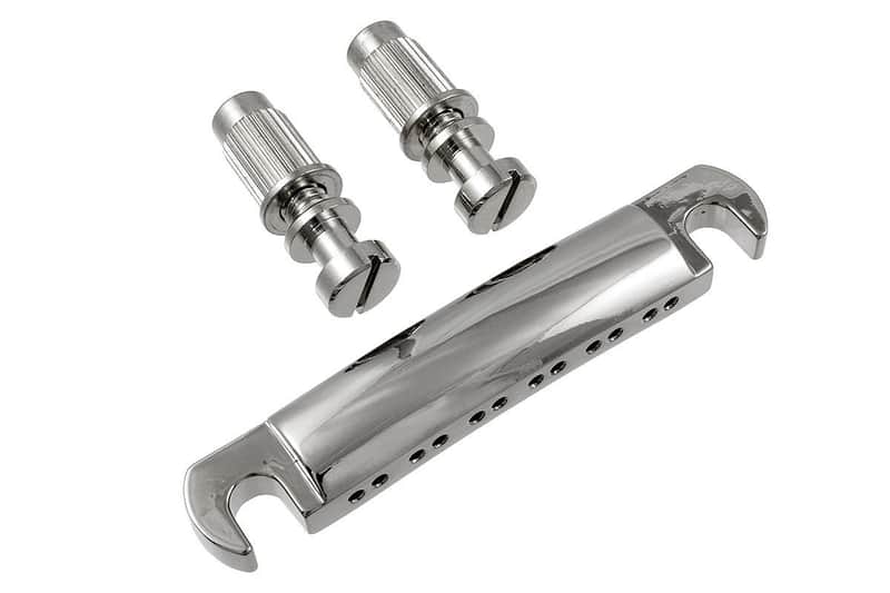 All Parts 12-String Stop Tailpiece Chrome TP-5440-010 image 1