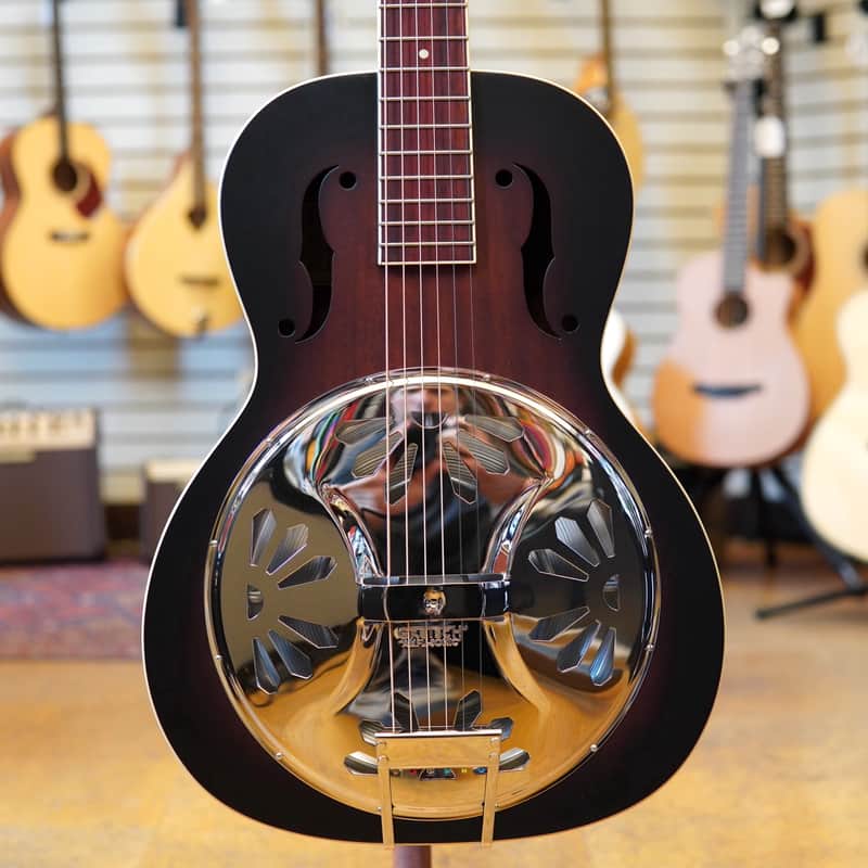 Grestsch G9220 Bobtail Round-neck Mahogany Body Acoustic-Electric Resonator Guitar 2-Color Sunburst image 1