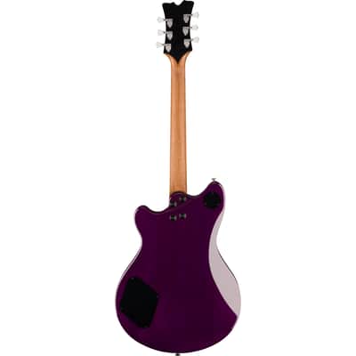 EVH SA-126 Special, QM Semi-Hollow Electric Guitar - Transparent Purple image 3