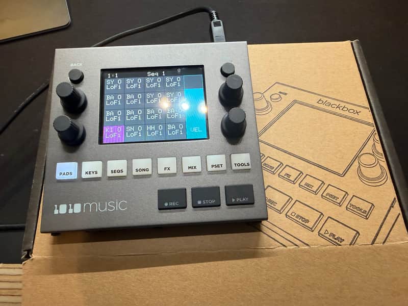 1010 Music Blackbox Desktop Compact Sampling Studio 2016 - Present - Black image 1