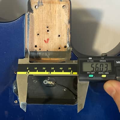 2000's India Jackson JS30 JS Series Dinky Blue Mahogany Guitar Body Floyd Ready image 24