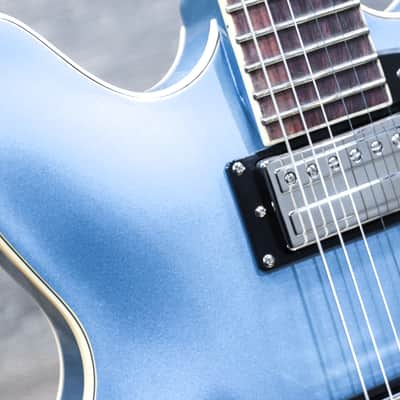Guild Starfire I DC Pelham Blue Double-Cutaway Semi-Hollow Electric Guitar image 9