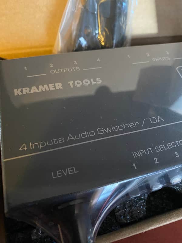 Kramer Tools 4X4A 4 Inputs Audio Switcher / DA image 1