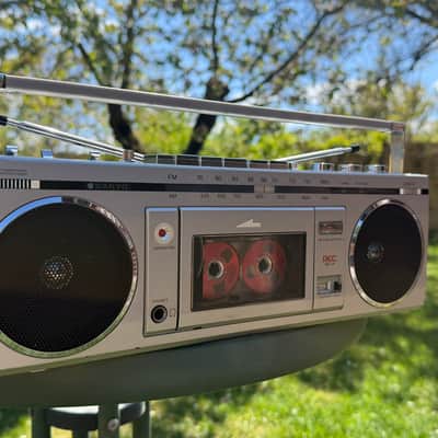 Sanyo MR-U4 Rare Vintage Serviced Slim Cassette Deck Boombox Warranty image 4