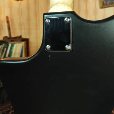 Krunk Ani Style Black Custom Guitar Soviet Era Reissue Rare USSR Retro image 12