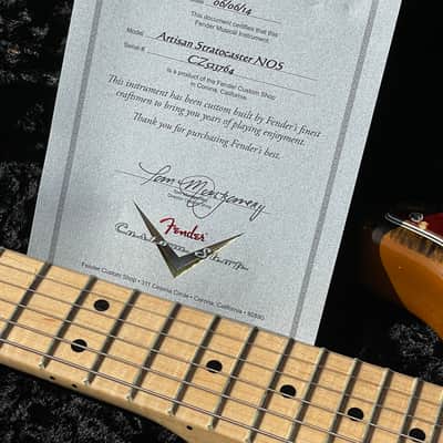 Fender Custom Shop Stratocaster Artisan - 2014 - Gloss Spalted Maple Top image 11