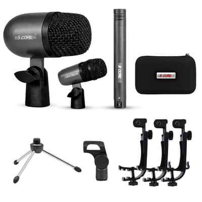 5 Core Conga Mic Snare Tom Microphone Drum Kit Condenser XLR Instrument Mics image 1