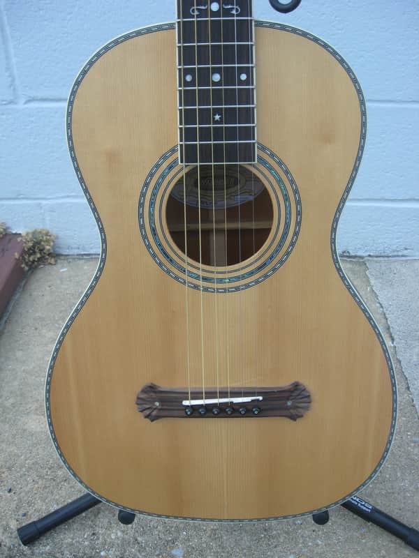 Washburn R315 KK Parlor Acoustic Guitar W Factory Case Natural image 1