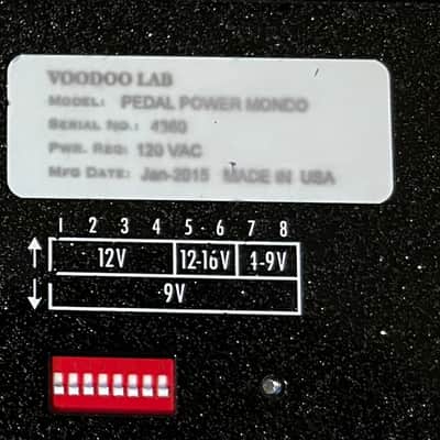 Voodoo Lab Pedal Power Mondo 2010s - Black image 2
