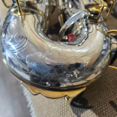 Buescher True Tone Alto Sax 1925 - Silver and 24K Gold Plate image 9
