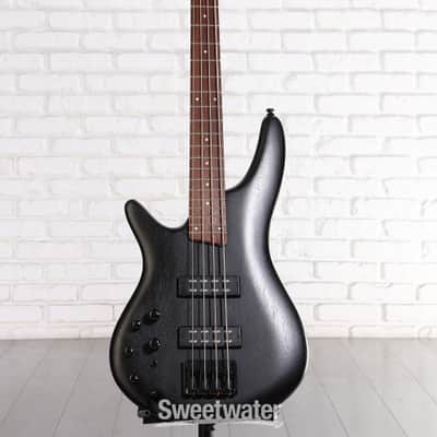 Ibanez Standard SR300EBL Left-handed Bass Guitar - Weathered Black (SR300EBLWKd2) image 1