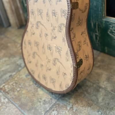 Vintage Kay Cowboy Theme 3/4 Guitar Case Ranch / Western / Frontier Theme image 11