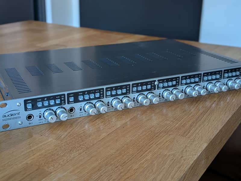 Audient ASP880 8-Channel Microphone Preamplifier and A/D Converter 2010s - Silver image 1