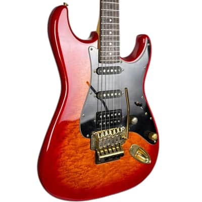 Fender Japan STR-75R Stratocaster 1984-1987 - Cherry Sunburst image 2