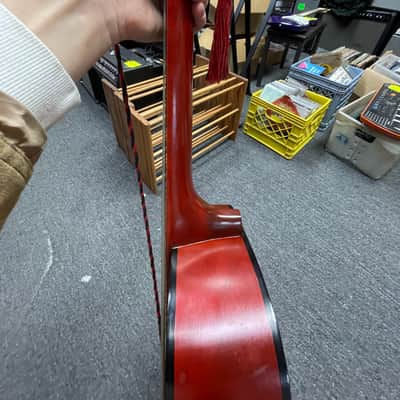 Silvertone S-69-1C  Model No. 319.12079 Made in USA w/Gig bag  - Natural image 12