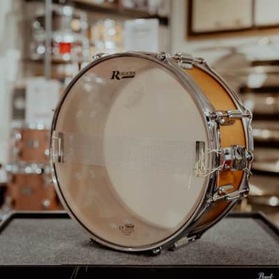Rogers 14x6.5 Powertone Snare Drum, Satin Fruitwood image 5