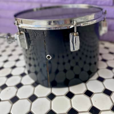 Pearl 9x13” Concert Tom- Fiberglass 1970s” - Black image 1