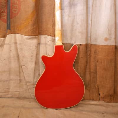 Dallas Bass Guitar 1960's Red image 8
