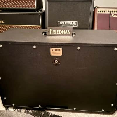 Friedman 212EXT Vintage 120-Watt 2x12" Closed-Back Guitar Speaker Cabinet 2015 - Present - Black image 2