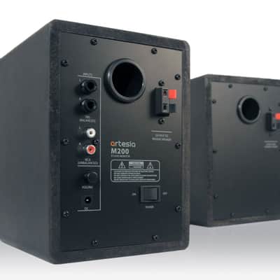 ARTESIA M-200 STUDIO MONITORS (PAIR) 4" ACTIVE 30 WATTS image 4