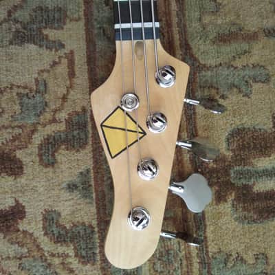 Customized Microtonal Glarry P Bass inspired by Angine De Poitrine image 9