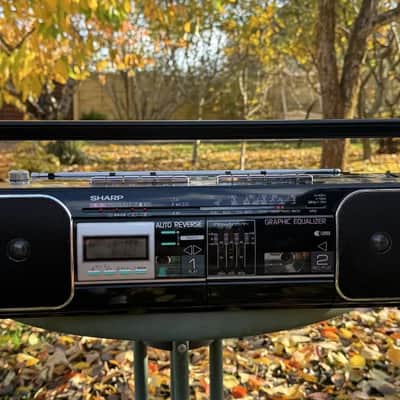 Sharp QT-Y14 Rare Vintage Boombox Serviced Cassette Radio Serviced Warranty image 8