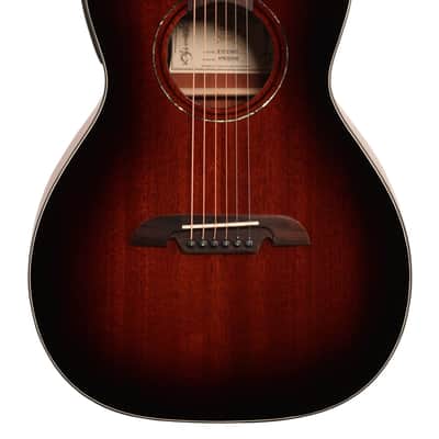 Alvarez AP66ESHB Parlor Acoustic Electric Guitar Mahogany Shadowburst image 3