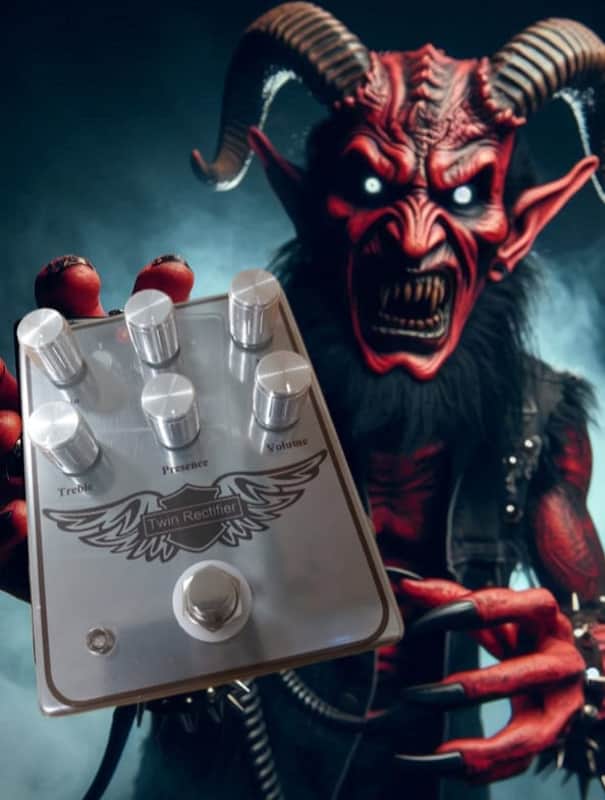 Twin Rectifier High Gain Amp Guitar Pedal- Handcrafted in the UK image 1
