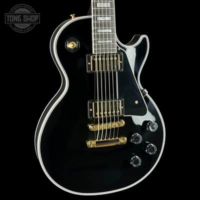 Gibson Custom Les Paul Custom Long Scale Ebony w/case CS601316 image 4