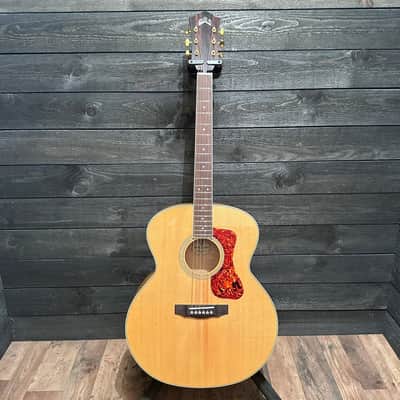 Guild F-250E Deluxe Blonde 6 String Acoustic Electric Guitar - Natural image 11