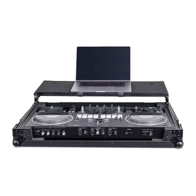 Headliner HL10021 - Pitch Black Flight Case with Laptop Platform & Wheels for Pioneer DJ DDJ-REV7 image 2