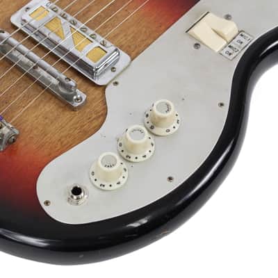 Vintage 1960s Teisco EJ-2 Electric Guitar in Sunburst | Reverb