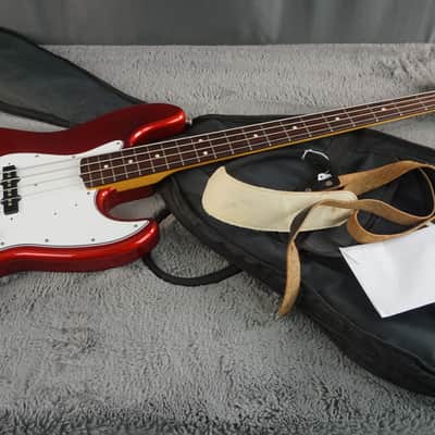 Fender JB62 Jazz Bass 1993 - Candy Apple Red - Japan - Rosewood Fretboard image 21