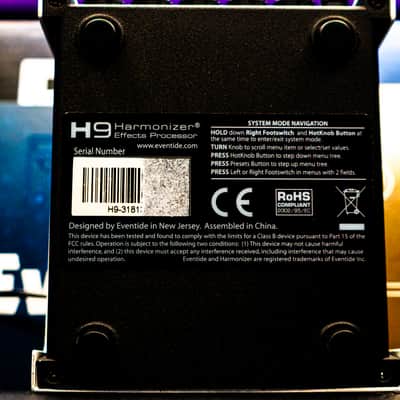 Eventide H9 Standard Harmonizer Multi-FX Pedal + UltraTap | Mint w/ Box & PSU image 5