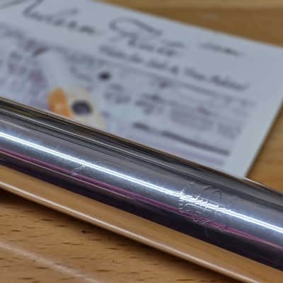 Vintage Haynes Sterling Silver Handmade C Flute Headjoint Professional image 7