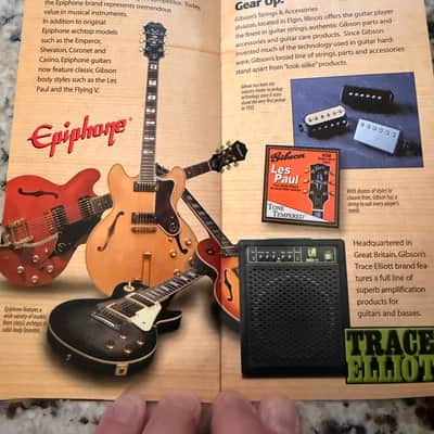 Gibson Brochure 2000s 59'reissue Les Paul J-150 F-5L J-45 Rosewood only a Gibson is good enough image 7