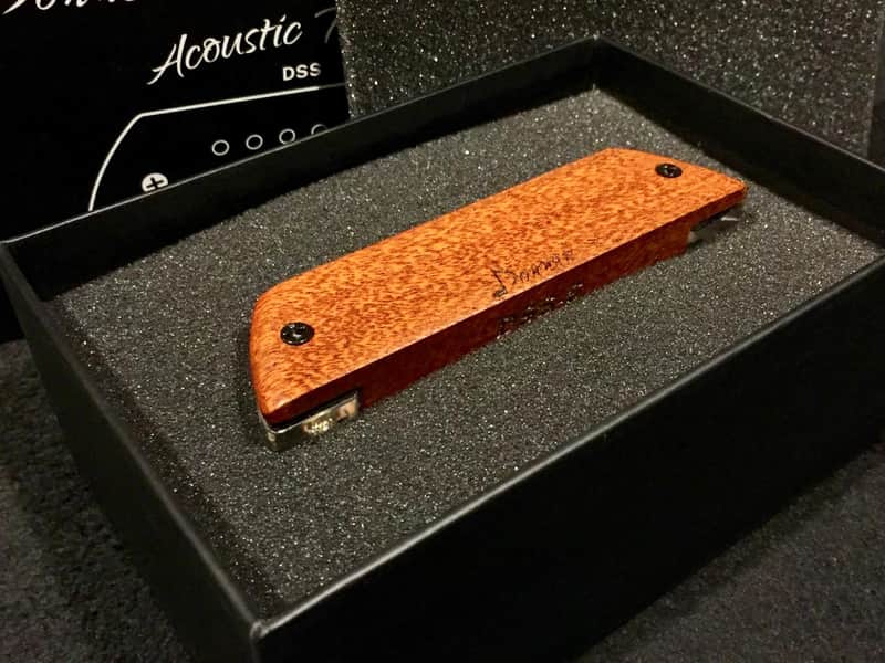 NIB-Donner DSS-6 Acoustic Guitar Pickup Passive Wooden Fits 3.8” to 3.94” Soundhole image 1