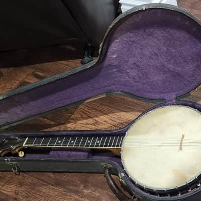 Vintage 1917 Vega "Little Wonder" 17-Fret Tenor Banjo - Rare 10-3/4" Rim w/ Factory Matching Pie Resonator & Incredible Provenance image 14