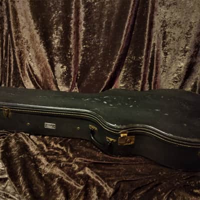 Guild Vintage Rare Ess and Ess Acoustic Guitar Case 1960s Faux Alligator image 4