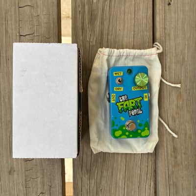 Fart Pedal The Fart Pedal 2022 - Farty Blue electric guitar puddle with box image 1