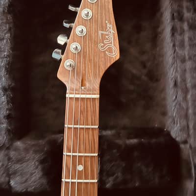 Suhr Translucent Purple Waterfall Burl Standard Custom Shop image 3